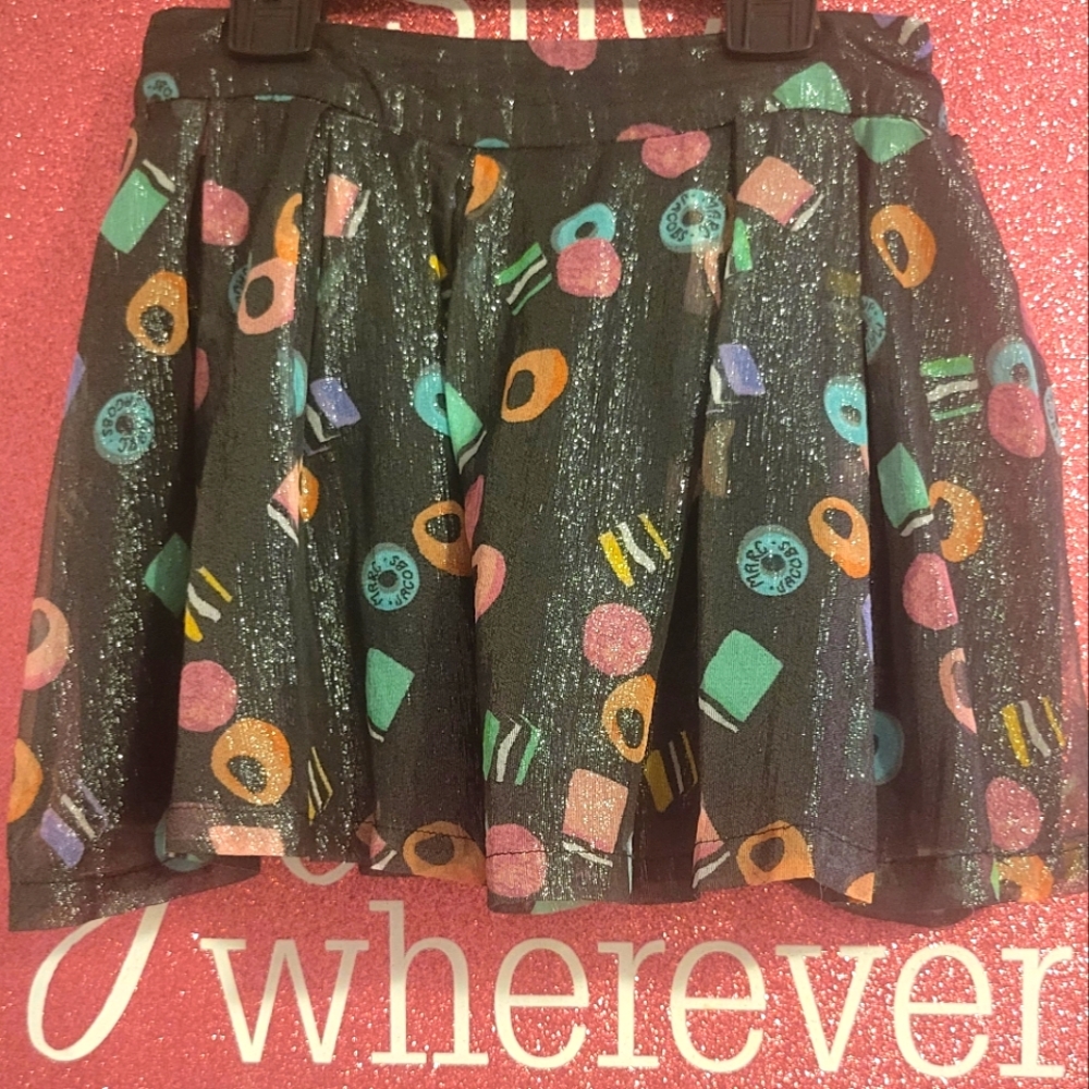 MARC JACOBS SILK LICORICE SKIRT 5T
